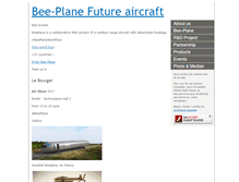 Tablet Screenshot of bee-plane.com